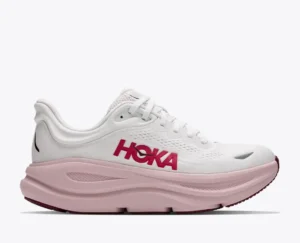 Hoka Bondi 8 'White Soft Pink'